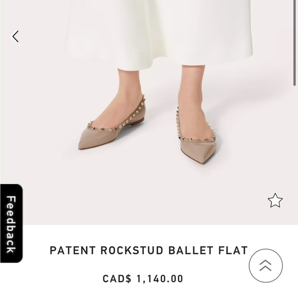 VALENTINO Rockstud Ballet Flats - Picture 2 of 16